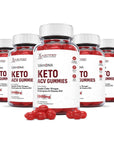 Justified Laboratories (5 Pack) Slim DNA Keto ACV Gummies 1000MG Vegan Non GMO with Pomegranate Juice Beet Root B12 300 Gummys