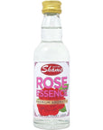 Shams Premium Concentrated Rosewater Rose Essence 169 Ounce  Rose Water For Cooking Baking Desserts Skincare  GlutenFree PreservativeFree Vegan and SugarFree Rose