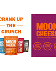 Moon Cheese Cheddar Believe It 2 Ounce 3Pack Crunchy ProteinRich Cheese Snack Keto Friendly 100 Real Cheese