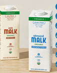 Malk Organic Unsweetened Almond Milk  32 fl oz  6 pack  Non GMO Whole 30 approved Dairy Free Vegan Plant Based