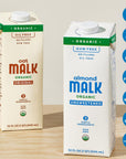 Malk Organic Original Oat Milk 32 fl oz  6 pack  Shelf Stable Non GMO Gluten Free Dairy Free Plant Based Vegan