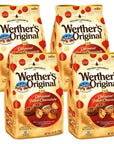 Werthers Original Caramel Filled Chocolate Candies for Holiday Indulgence  Delicious MeltinYourMouth Individually Wrapped Rich Creamy Caramel Covered in Smooth Chocolate for Adults 6oz  4 Pack