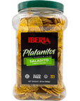 Iberia Saladito Lightly Salted Plantain Chips , 20 Oz.