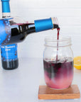 Wymans Wild Blueberry Juice 100 Juice No Sugar Added Not From Concentrate Glass Bottled 500mL 12 Pack