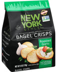 New York Style Garlic Bagel Crisps, 7.2 oz (Pack of 3)