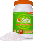 C-Salts Buffered Vitamin C Powder - High Dose Ascorbate Supplement, 24 Hour Immune Support Plus Vital Electrolytes, Calcium Magnesium Potassium Zinc, Corn Free, Non-GMO, No Sugar or Sodium 8oz