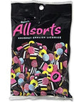 Gustafs AllSorts Gourmet English Licorice Candy 63 Ounce Peg Bag