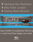 Fastful High Protein Bar for Intermittent Fasting, Pre-Fasting Nutrition - Chocolate Brownie