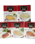 ProtiDIET Soup Nutritional Supplement 7 Pouches 54 oz  Low Calorie Instant Soup With High Protein  Delicious Soup Mix Chicken