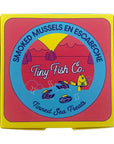 Tiny Fish Co Smoked Mussels En Escabeche  Farm Raised in the Waters of the Pacific Northwest  35oz