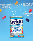 Welch's Fruit Snacks, Variety Pack with Mixed Fruit, Island Fruits & Berries 'n Cherries, Gluten Free, 2.25 oz Bags (Pack of 22)