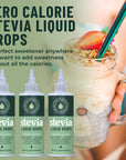 Stevia Liquid Drops, 8 Fl oz, 1823 Servings, Pure Concentrated Drops with Zero Calories & Zero Carbs, Delicious Sugar Substitute Great for Keto & Paleo Diets, by Natrisweet