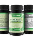 Immune Detox Toxibinder Pro - Detox & Immune Support Supplement - Help Expel Toxins - Natural Detox Cleanse - Psyllium, Vitamin C, Ginger, Zinc, Dandelion Root - Full Body Detox Immune Boost Support