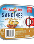 Chicken of the Sea Sardine Variety Pack Louisiana Hot Sauce Mustard Sauce Lightly Smoked 2 of each with 1  By The Cup Travel Toothpick Dispenser