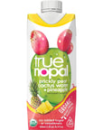 True Nopal Organic Cactus Water Prickly Pear Plus Pineapple169 Fl Oz Pack of 12