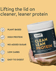 Nuzest - Pea Protein Powder - Clean Lean Protein, Premium Vegan Plant Based Protein Powder, Dairy Free, Gluten Free, GMO Free, Protein Shake, Rich Chocolate, 20 Servings, 1.1 lb