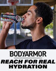 BODYARMOR ZERO Sugar Fruit Punch Sugar Free Sports Drink  LowCalorie Hydration  Natural Flavors with Potassium Packed Electrolytes Antioxidants and Bvitamins 16 fl oz pack of 12