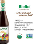 Biotta Organic Breuss Juice  100 Juice Superfood Help Improve Overall Wellness  Excellent Source of Potassium 169 Fl Oz Pk of 6 Breuss Vegetable