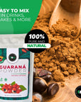 fb superfoods Guarana Powder Energy Booster for Drinks and Smoothies 4 oz Herbal from Amazon pre Workout Vegan Natural Caffeine Gluten Free NonGMO Energy Powder Stay Focus 113g