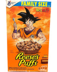 Puffs X Dragon Ball Z Limited Editon Cereal by Munchie Box Curations 1 Family Size 197 Oz GOKU