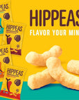 Hippeas Chickpea Puffs Variety Pack Vegan White Cheddar Nacho BBQ 4 Ounce Pack of 6 4g Protein 3g Fiber Vegan GlutenFree Crunchy Plant Protein Snacks