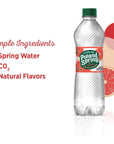 Poland Spring Sparkling Water Red Ruby Grapefruit 169 Fl Oz Pack of 8