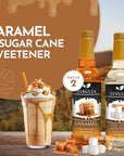 Syruvia Coffee Syrup Variety Pack  Caramel  Cane Sugar Sweetener GlutenFree Kosher 254 fl oz Bottles  Enhance Your Coffee Experience with Premium Flavoring Syrups