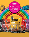 Louisville Vegan Jerky  Sweet  Smoky Carolina Mustard BBQ Vegan Meat  LipSmacking VeganFriendly  Vegetarian Jerky  NonGMO Soy Protein GlutenFree High Protein Vegan Snacks 3oz