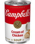 Campbell''s Condensed Cream Soup Variety Pack, Cream of Chicken & Cream of Mushroom, 10.5 ounce cans (Pack of 6), brand is Campbell''s