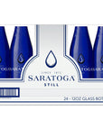 Saratoga Natural Spring Water  12 oz NonCarbonated Pack of 24