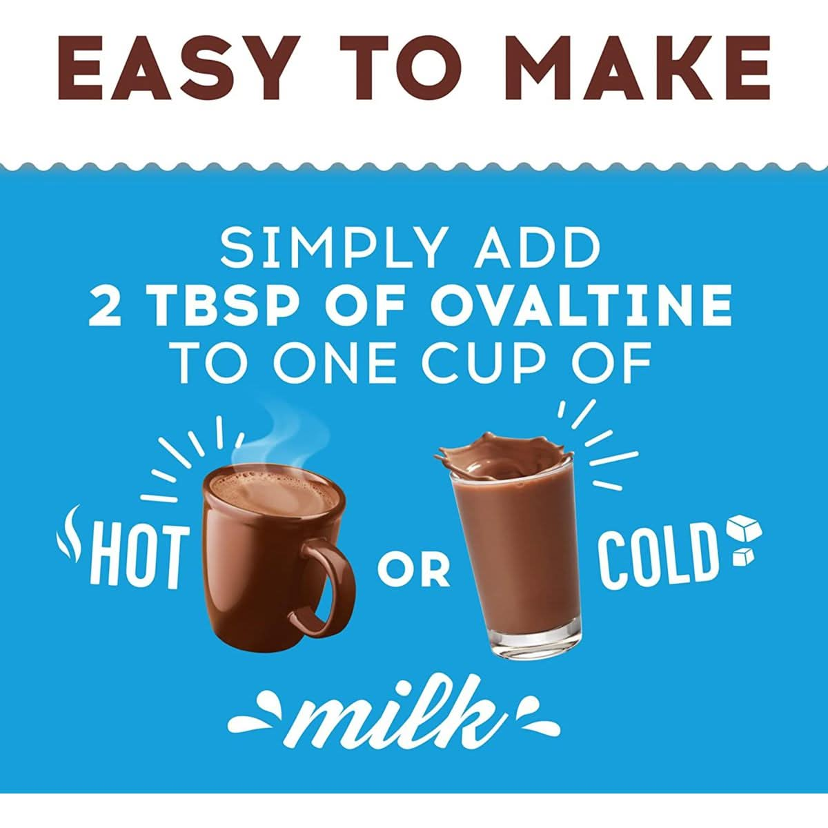 Ovaltine Powdered Drink Mix Variety Classic Malt Chocolate Malt Rich Chocolate Mix 12 oz Pack of 3 with By The Cup Paper Straws