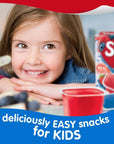 Snack Pack Strawberry  Berry Blue Flavored Juicy Gels 12 Count Snack Cups