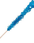 Candy Envy  Blue Rock Candy Sugar Sticks  Blue Raspberry Flavored  12 Indiv Wrapped