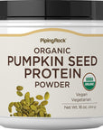 Piping Rock Pumpkin Seed Protein Powder 16oz | Organic | Plant Based | Vegan, Gluten Free, Non-GMO