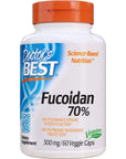 Doctor's Best Fucoidan 70%, Non-GMO, Vegan, Gluten Free, 60 Count