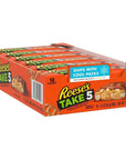 REESE'S TAKE 5 Pretzel, Peanut and Chocolate Candy Bars, 1.5 oz (18 Count)