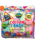 Lupy Lups Cotton Candy Party Pack 05 oz each  Individually Wrapped Pastel Candy for Stocking Treats Party Favors Buffet table and Piñata Assorted 10 Pack