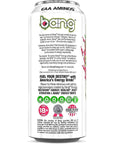 Bang Energy Drinks - Pink Variety Pack of Swirly Pop - 16 Fl Oz Cans Pack of 4 (Pink Variety)