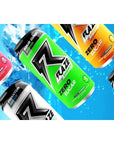 Raze Energy Drinks by Repp Sports Rapid Hydration Zero Sugar 16 Ounce cans Sour Gummy Worms 12 Cans