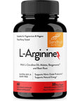 Sandhu's L-Arginine with Nitric Oxide Precursor | Made in The USA| 30 Days Supply| Workout Supplement|Supports Blood Flow & Vascular Function| Men & Women