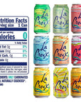 SNACKTIX  La Croix Sparkling water Variety Pack  18 Assorted Cans  Hydration with Refreshing Carbonated Water  with Snacktix coaster included