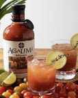 Agalima Organic Authentic Bloody Mary Drink Mix All Natural 1 Liter 338 Fl Oz 3 pack