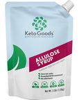 KetoGoods Allulose Syrup: No Carb, Calorie-Free, Keto-Friendly Sugar Free Simple Syrup for Baking, Smoothies, Cocktails & More - Perfect Keto Syrup Alternative to Corn Syrup, Maple Syrups, and Honey (2.5lb)