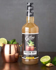 Collins Moscow Mule Mix Made With Lime Juice and Real Sugar With Natural Flavors Classic Cocktail Recipe Ingredient Bartender Mixer Drinking Gifts Home Cocktail bar 32 fl oz