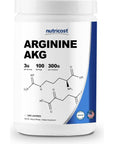 Nutricost Arginine AKG Powder 300 Grams - 3G Per Serving & 100 Servings