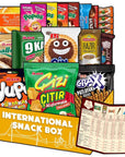 International Exotic Snack Box Variety Pack Count Premium Foreign Rare Snack Food Gifts for Fun Mystery Box of Snacks European Snacks for Adults and Kids Mini