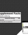 NutraBio L-Lysine Powder - Pure Grade Amino Acid - 500 Grams - Essential Amino Acid - Non-GMO - Gluten-Free - Vegan