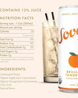 Sovány Flavored Sparkling Water, Brilliant Tangerine - 12 fl oz - 12 Pack