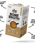 Bone Brewhouse - 9 Pack - Unflavored Chicken Bone Broth Protein Powder - Keto & Paleo Friendly - Instant Soup Broth - 15g Protein - Natural Collagen, Gluten-Free & Dairy Free - 45 Individual Packets